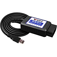 bbfly Adaptador FORScan OBD2- VINT-TT55502 ELMconfig Modificado para Todas Las Ventanas compatibles con Ford Cars F150…